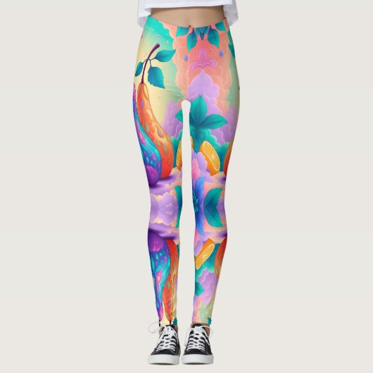 Leggings Poire colorée (Devant)