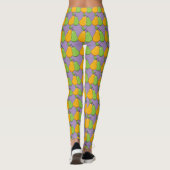 Leggings Poires jaunes et vertes (Dos)