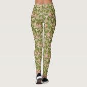 Leggings Poires roses (marron clair) (Dos)