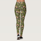 Leggings Poires roses (marron foncé) (Dos)