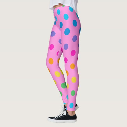 Leggings pois arc-en-ciel (Gauche)