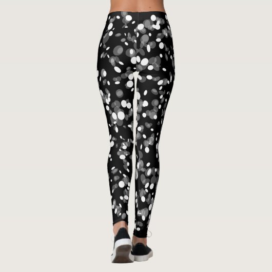 Leggings pois blanc (Dos)