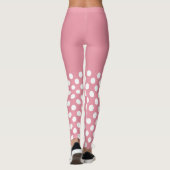 Leggings Pois blancs et roses (Dos)