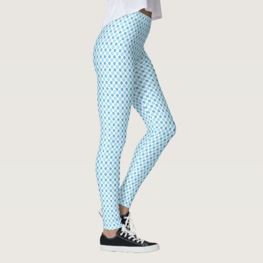 Leggings pois bleus (Droite)