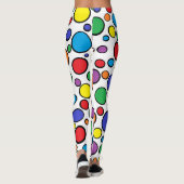 Leggings Pois coloré (Dos)