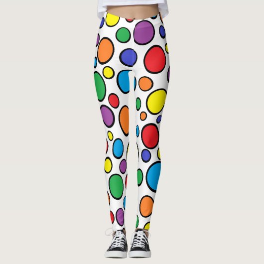 Leggings Pois coloré (Devant)