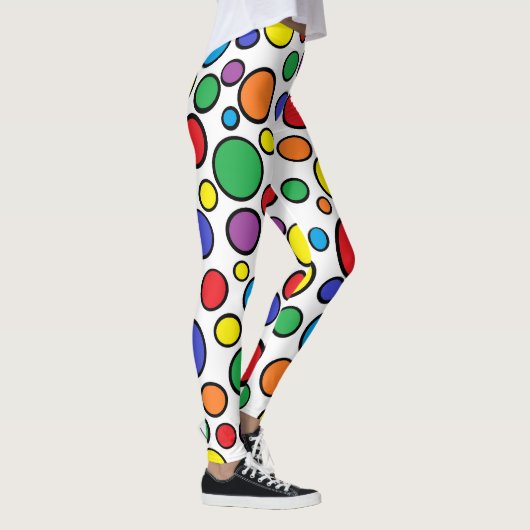 Leggings Pois coloré (Droite)
