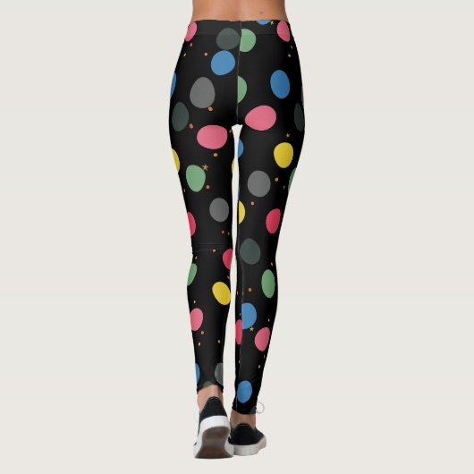 Leggings Pois coloré (Dos)