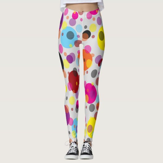 Leggings Pois coloré (Devant)