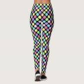 Leggings Pois colorés amusants (Dos)