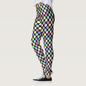 Leggings Pois colorés amusants (Gauche)