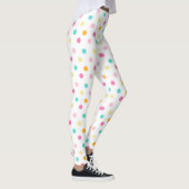 Leggings Pois de couleur bonbon (Droite)