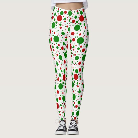 Leggings Pois de Noël (Devant)
