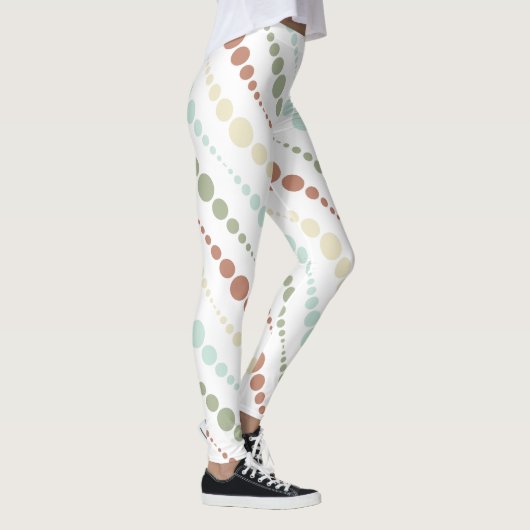 Leggings Pois de tons pastel (Droite)