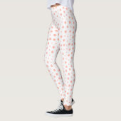 Leggings Pois élégants - Rose doux Or Blanc (Gauche)