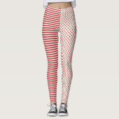 Leggings Pois Et Grandes Motifs De Noël (Devant)