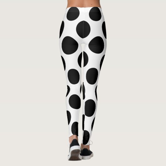 Leggings Pois noir (Dos)