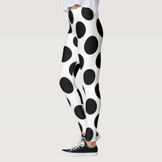 Leggings Pois noir (Gauche)