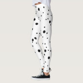 Leggings Pois noirs et blancs (Gauche)