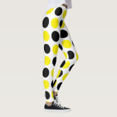 Leggings Pois noirs et jaunes (Droite)
