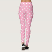 Leggings Pois rose (Dos)