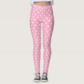 Leggings Pois rose (Devant)