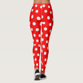 Leggings Pois rouges (Dos)