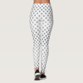 Leggings Pois Silver Gradient par Shirley Taylor (Dos)