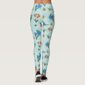 Leggings Poisson Carton mignon (Dos)