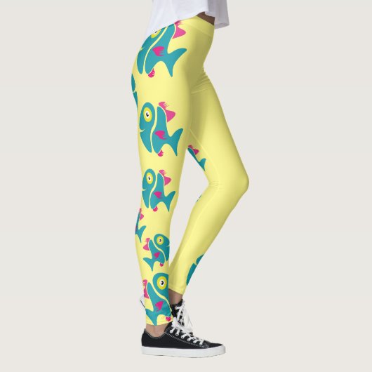 Leggings Poisson chic amusant (Droite)