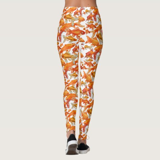 Leggings Poisson d'or (Dos)