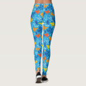 Leggings Poisson d'or dans l'aquarium (Dos)