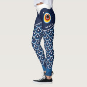 Leggings Poisson japonais Motif Koinobori (Gauche)