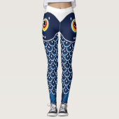 Leggings Poisson japonais Motif Koinobori (Devant)