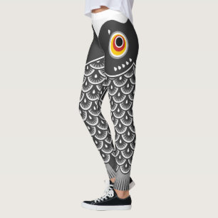 Leggings Poisson japonais Motif Koinobori