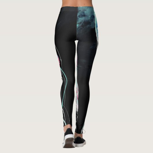 Leggings Poisson jaune (Dos)