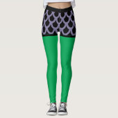 Leggings Poisson pourpre - Shorts de dessin (Devant)