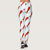 Leggings poisson rouge (Dos)