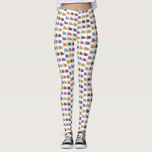 Leggings Poisson tropical multicolore Thunder_Cove (Devant)