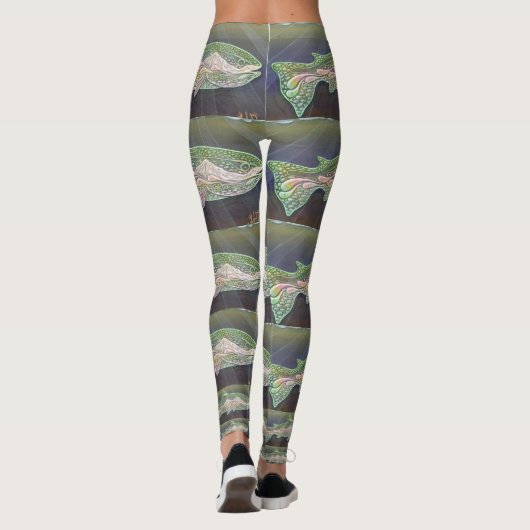 Leggings Poisson volant (Dos)