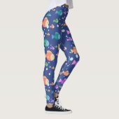 Leggings Poissons colorés sous l'eau (Droite)