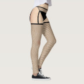 Leggings Poissons et légumineuses de Knickers noirs (Droite)