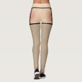 Leggings Poissons et légumineuses de Knickers noirs (Dos)