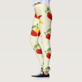 Leggings Poivrons verts rouges chili Thunder_Cove (Gauche)
