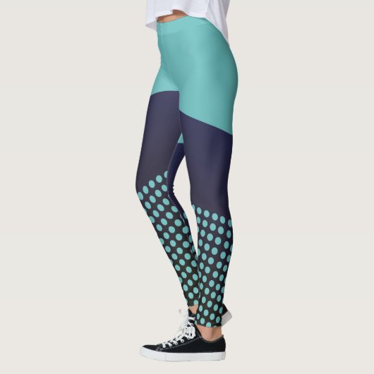 Leggings Poka Dot Line universelle GYM exécutant leggins (Gauche)