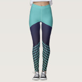 Leggings Poka Dot Line universelle GYM exécutant leggins (Devant)