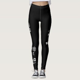 Leggings Police de rançon_ ; avoir dépression_ CTFOD