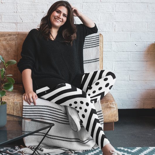 Leggings Polka Abstraite