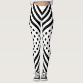 Leggings Polka Abstraite (Devant)