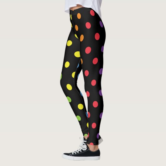 Leggings Polka colorés (Gauche)